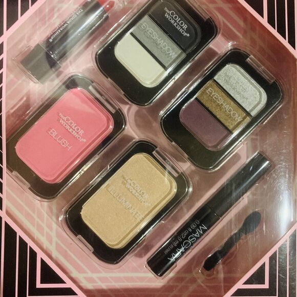 Markwins Make Up Kit 11 Piece Color Workshop Lipstick Eye Shadow Blush Mascara - Picture 3 of 3